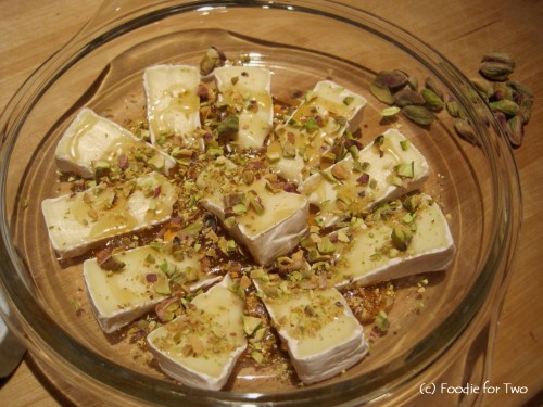Brie, Honey & Pistachios_Foodie for Two