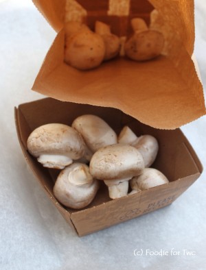 Leftover Mushrooms in Paper Bag_Foodie for Two